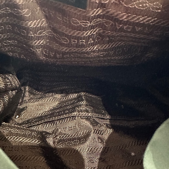 Prada dark green Nylon Backpack - Picture 13 of 14